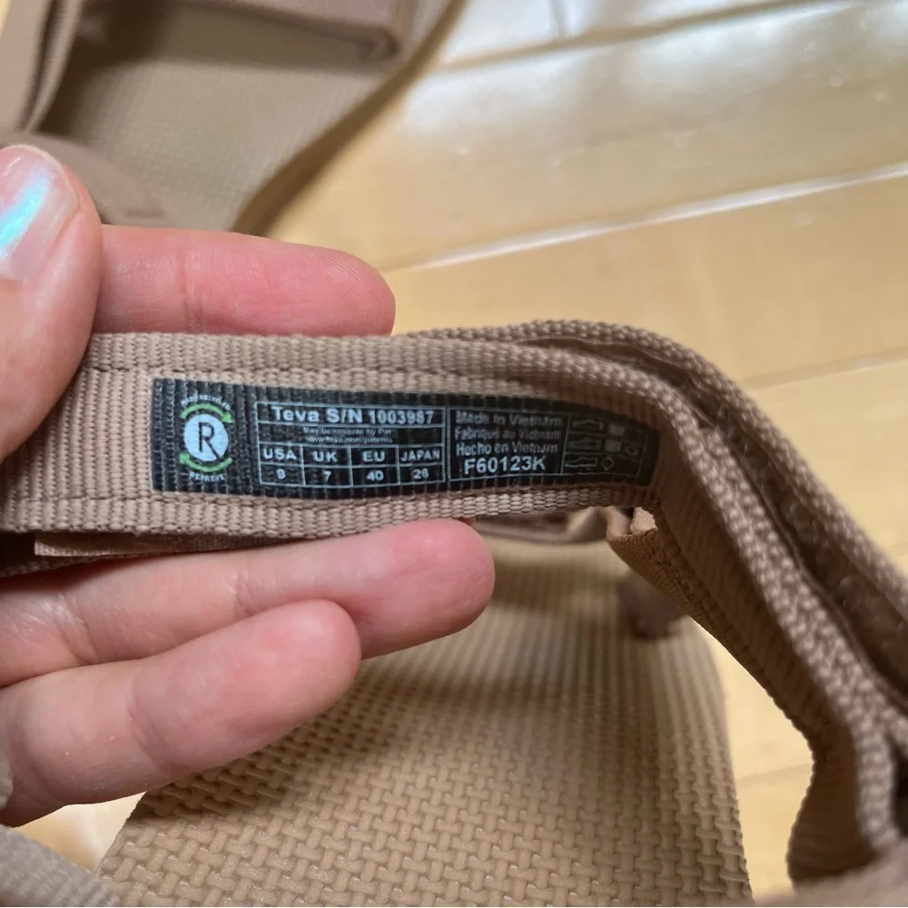 Teva Women's Tan Brown Sandals Size 9 SN 1003987 - Picture 5 of 5